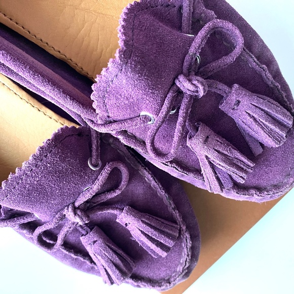 COACH Women's Nadia Royal Purple Moccasin Size 6B - Picture 7 of 9